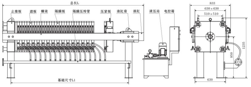 高壓隔膜壓濾機(jī)